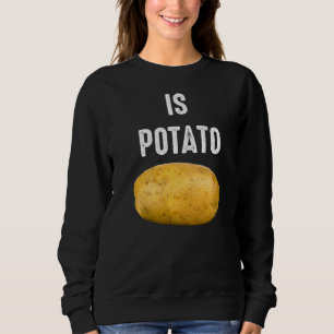 Sweatshirt Est La Pomme De Terre Comme On Le Voit À La Télévi