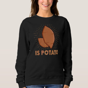Sweatshirt Est Pomme De Terre Comme Vu À La Télévision Tard N