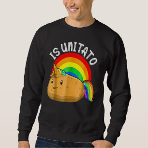 Sweatshirt Est Unitato-Est La Pomme De Terre Comme Vu Sur Les