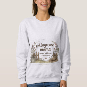 Sweatshirt Esthétique de jardin vintage avec clôture à piquet