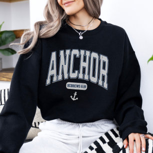 Sweatshirt Esthétique de pêcheur Écriture chrétienne en détre