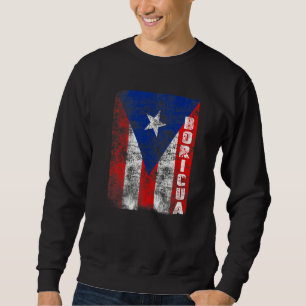 Sweatshirt Etat 51 Porto Rico Drapeau Etat Boricua Pride