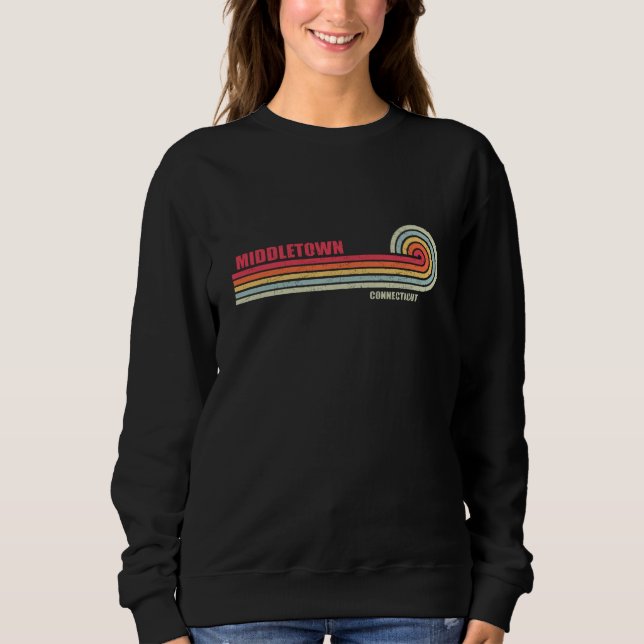 Sweatshirt État de Middletown Connecticut City (Devant)