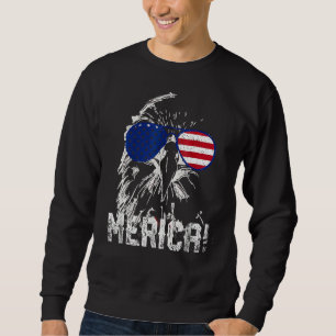 Sweatshirt États-Unis Drapeau américain Patriotique 4 juillet