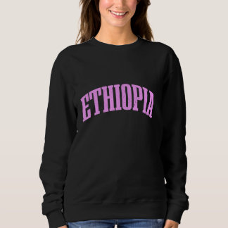 Sweatshirt Ethiopie Fierté des racines éthiopiennes