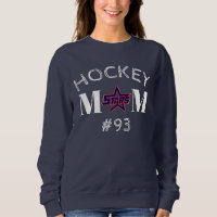 Étoiles de KC - Mère de Hockey (Sombre) avec numér