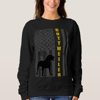 Sweatshirt Étoiles Et Rayures Rottweiler