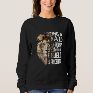 Sweatshirt Être Papa Est Un Honneur Abuelo Est Un Père Inesti