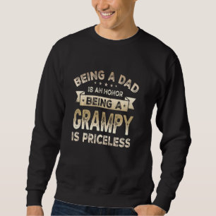 Sweatshirt Être papa est un honneur être un Grampy est sans p