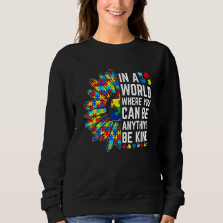 Sweatshirt Être Type Tournesol Puzzle Pièce Sensibilisation s