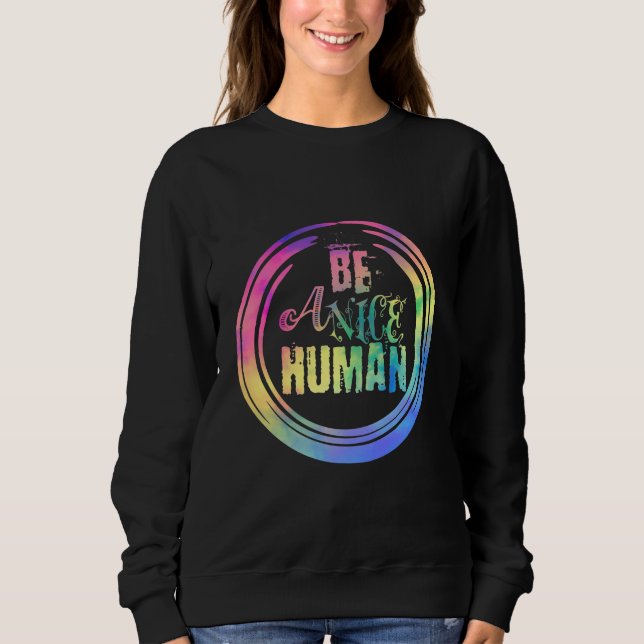 Sweatshirt Être un homme gentil (Devant)