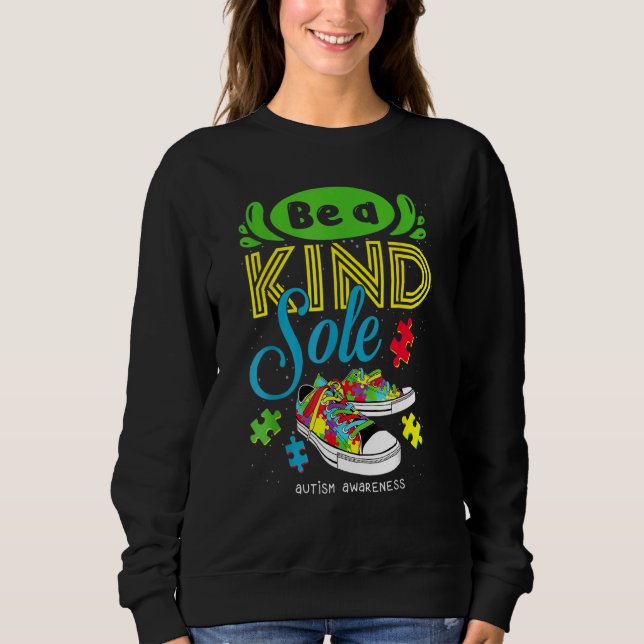 Sweatshirt Être Une Sensibilisation sur l'autisme Sole Genre  (Devant)