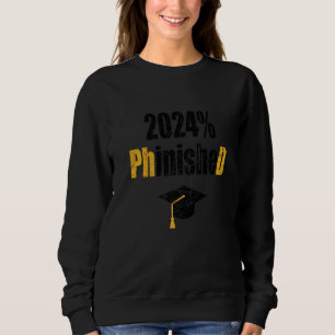 Sweatshirt Étudiant en doctorat 2024 ayant terminé un doctora