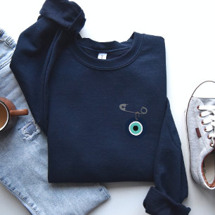 Sweatshirt Evil Eye Sweatshirt, Chemise Cadeau de Protection 