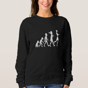 Sweatshirt Évolution de Robot Fou de l'informatique Robotique