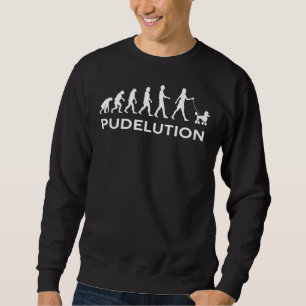 Sweatshirt Évolution des canicules Pudelution Chiens amusants