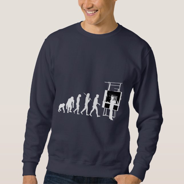 Sweatshirt Évolution des rapporteurs d'architectes (Devant)