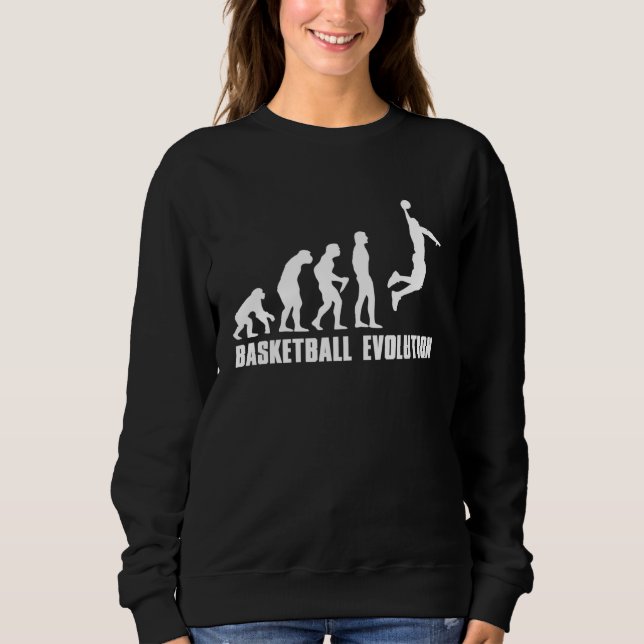 Sweatshirt Évolution du basketball (Devant)