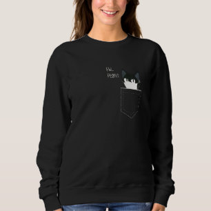Sweatshirt Ew Personnes Masque Chat Noir Quarantaine I Chat