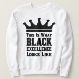 Sweatshirt Excellence noire