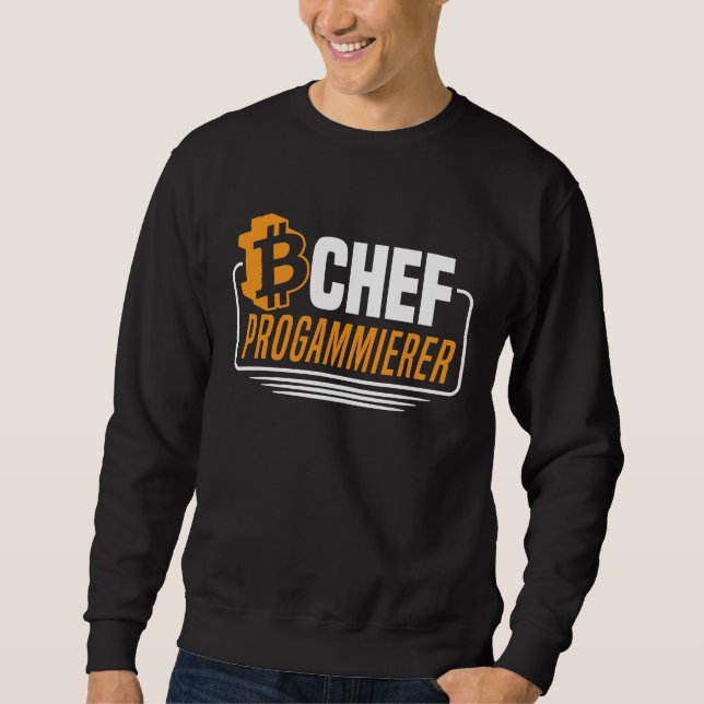 Sweatshirt Executive Programmer  Bitcoin (Devant)
