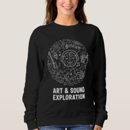 Sweatshirt Exploration de l'art et du son – Musique et art de