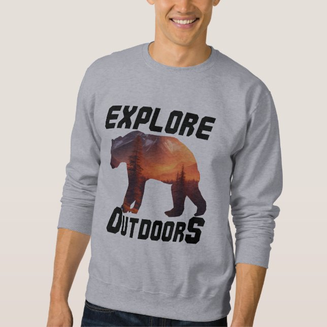 SWEATSHIRT EXPLORER LES PORTES EXTÉRIEURES (Devant)