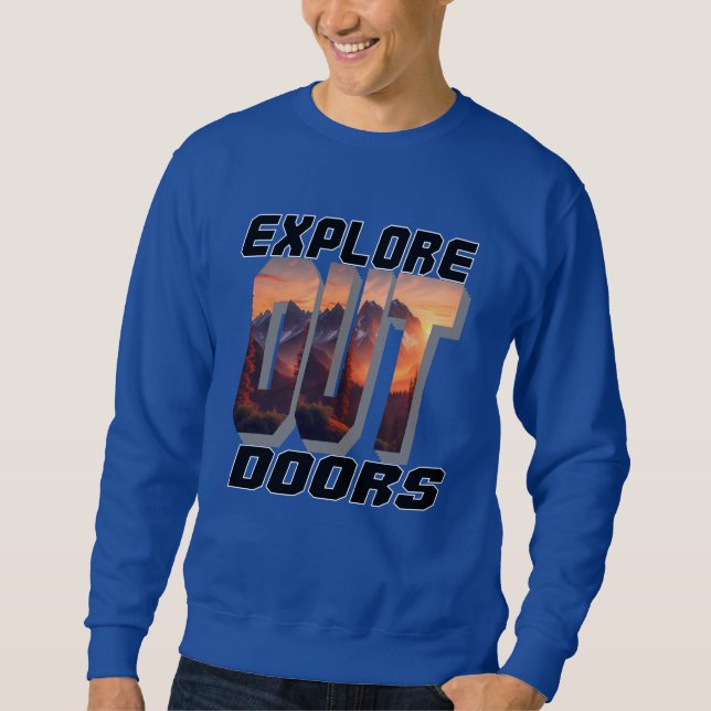 SWEATSHIRT EXPLORER LES PORTES EXTÉRIEURES (Devant)