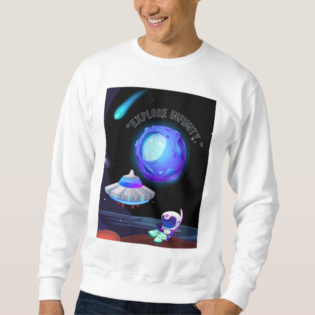 Sweatshirt Explorer l'infini (Devant)
