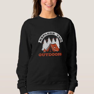 Sweatshirt Explorez Le Camping En Plein Air Camping Encampeme