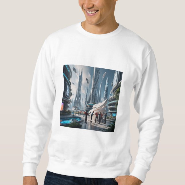 Sweatshirt 🌟 Explorez le monde de la modélisation 3D : Conce (Devant)