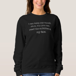 Sweatshirt Exprimer Les Personnes Qui Peuvent Parler Avec Leu
