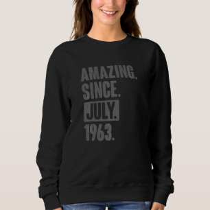 Sweatshirt Extraordinaire depuis juillet 1963 59 ans 59e anni
