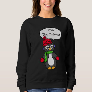 Sweatshirt F Midwest Funny Penguin maillot météo
