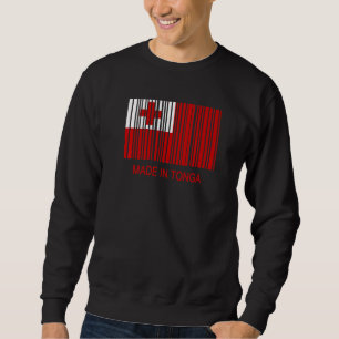 Sweatshirt Fabriqué à Tonga Indicatif Drapeau