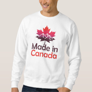 Sweatshirt Fabriqué au Canada, Feuille d'érable canadienne