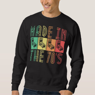 Sweatshirt Fabriqué Dans L'Arcade Rétro les années 70 Pinball