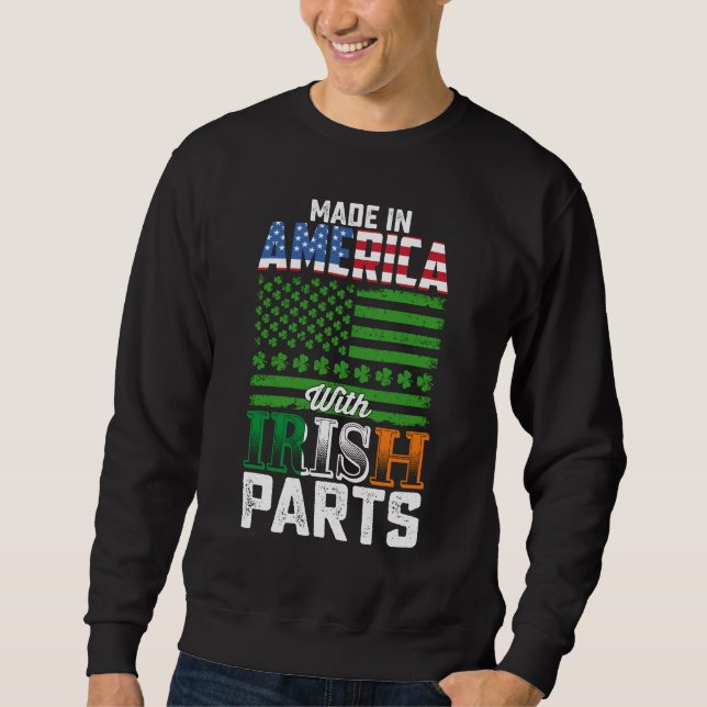 Sweatshirt Fabriqué en Amérique avec des pièces irlandaises S (Devant)