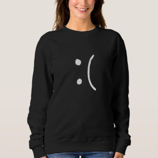 Sweatshirt Face triste
