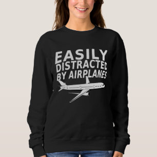 Sweatshirt Facile À Distraire Par Les Avions Toddler Hommes F