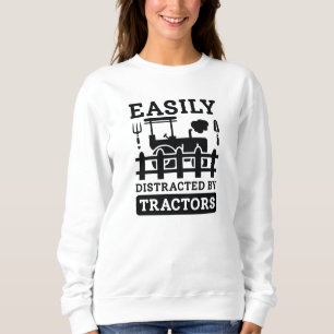 Sweatshirt Facilement Distrait Par Les Tracteurs