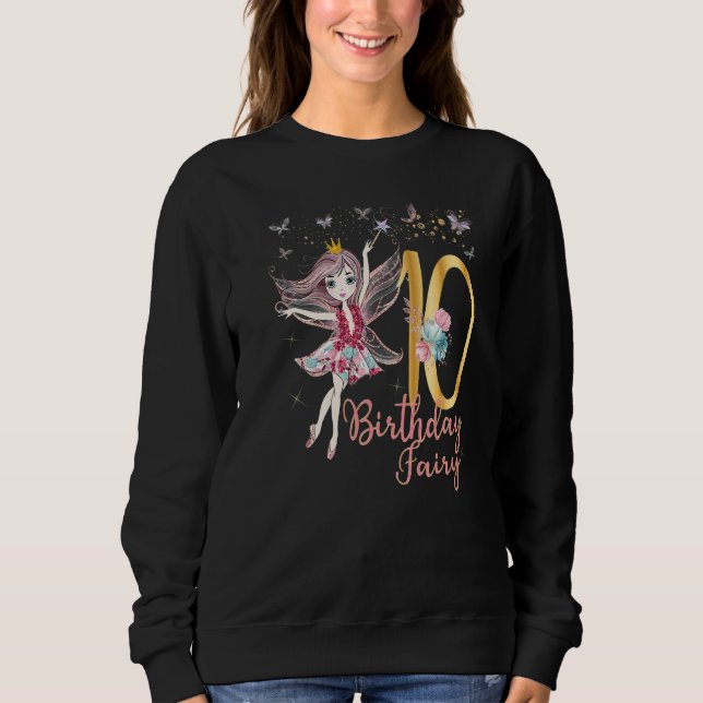 Sweatshirt Fairy Tale Fairies Birthday Outfit   (Devant)