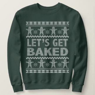 Sweatshirt Faisons-nous cuire le pull de Noël.
