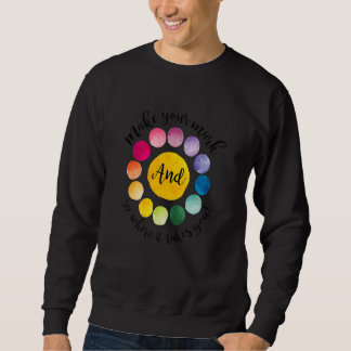 Sweatshirt Faites Votre Mark Dot Day Voir Où Il Vous Emmène