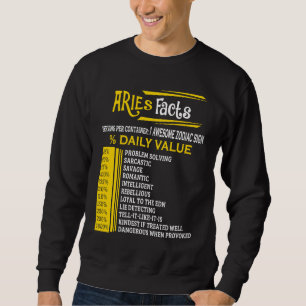 Sweatshirt Faits sur le Bélier Zodiaque T Né du 21 mars au 1