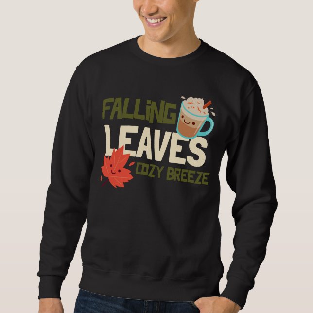 Sweatshirt Falling Leaves (Devant)