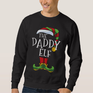 Sweatshirt Famille Daddy Elf Correspondance Noël