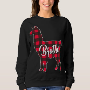 Sweatshirt Famille de jumelage de Noël Llama