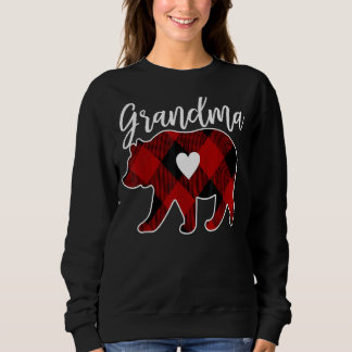 Sweatshirt Famille de pyjama de jumelage d'ours de grand-mère