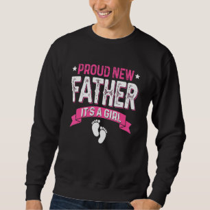 Sweatshirt Famille Genre Révéler Fière Nouveau Père C'est une